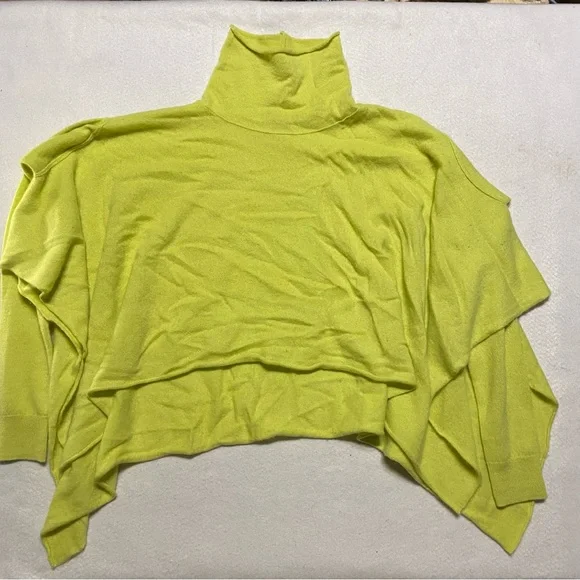 Free People Crush on You Cashmere Turtleneck Sweater XS - Picture 2 of 9